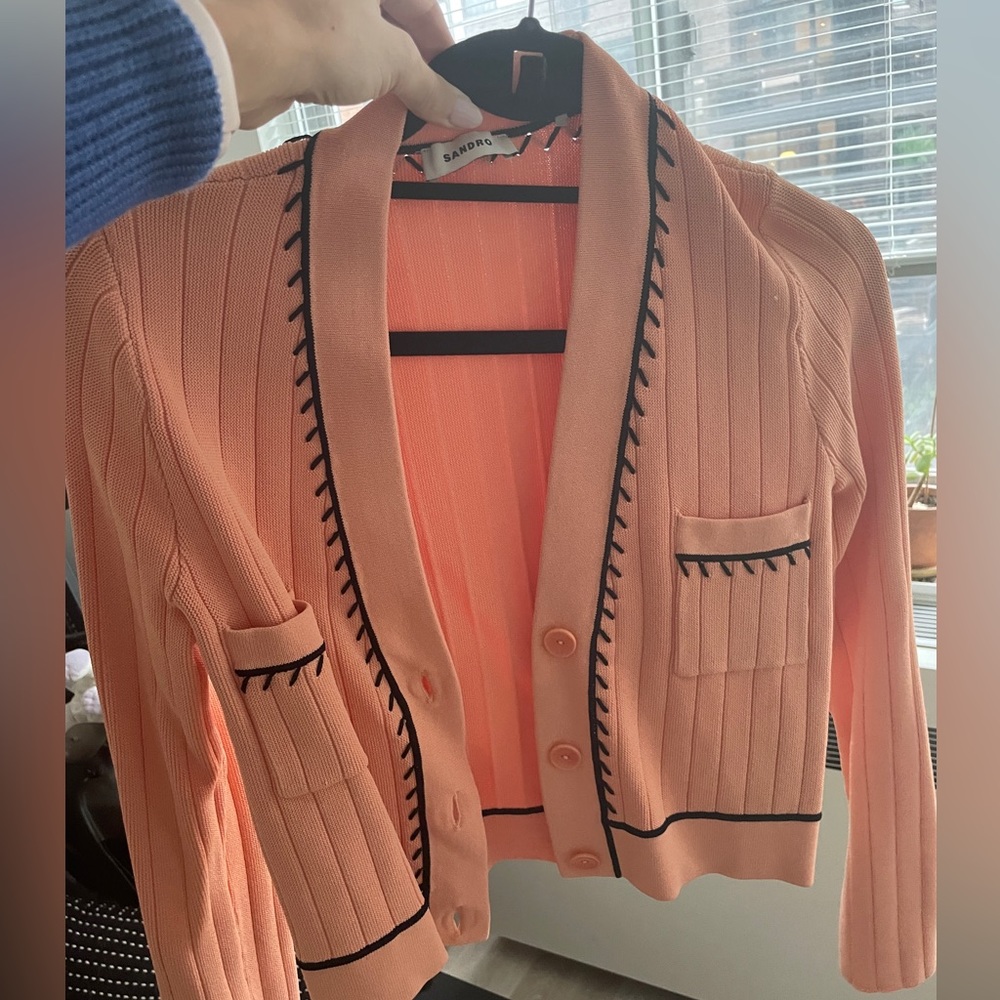 Sandro cropped cardigan - from Sandro Paris